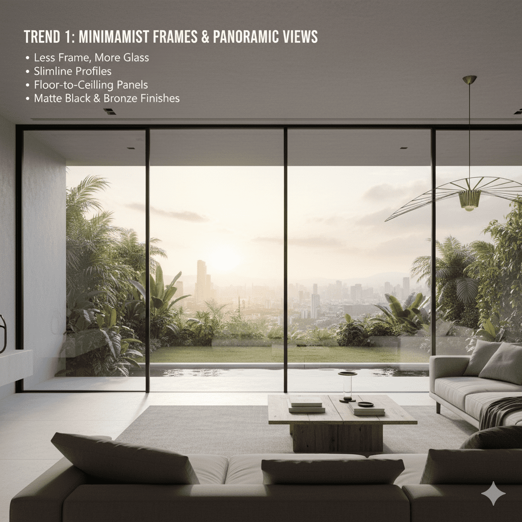 Trend 1: Minimalist Frames & Panoramic