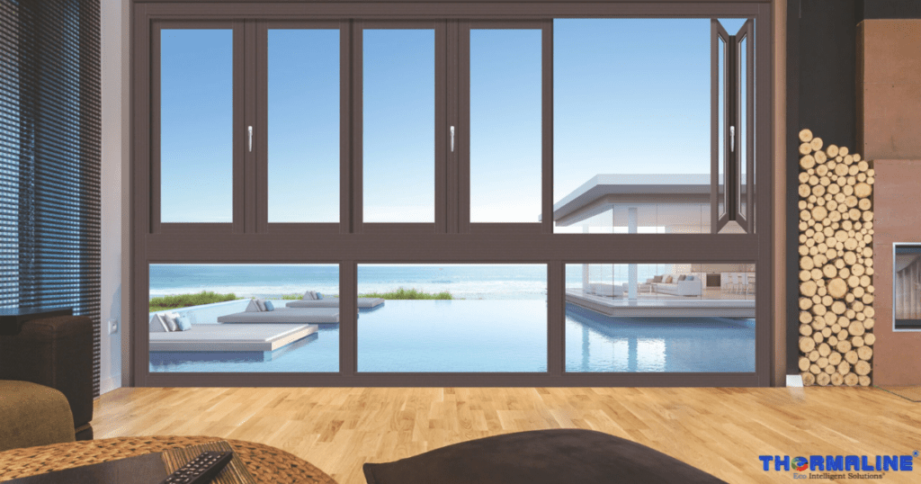 Theramline aluminium window