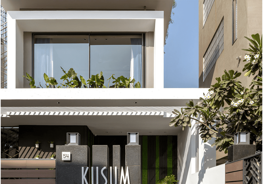 high performance u value window Thermaline A sleek modern residence with high performane u value window highlighting its design