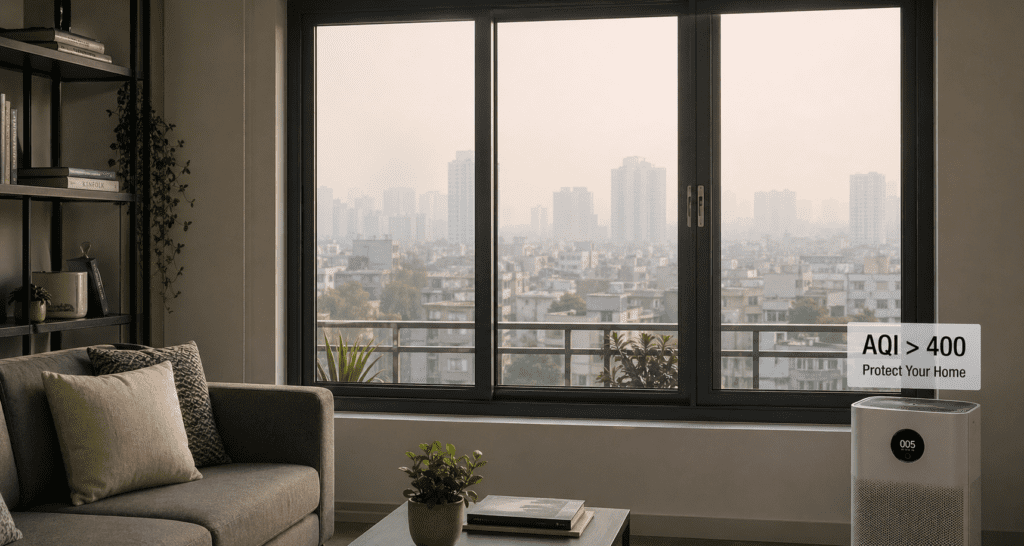 Thermal Break Windows Reduce AQI Particle