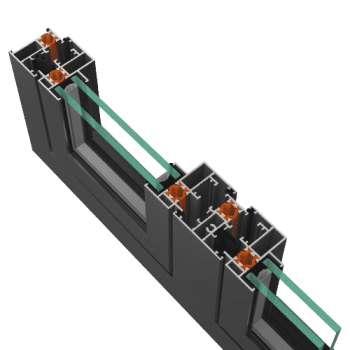 EcoCasement Eco friendly Thermally Broken Aluminium Casement System